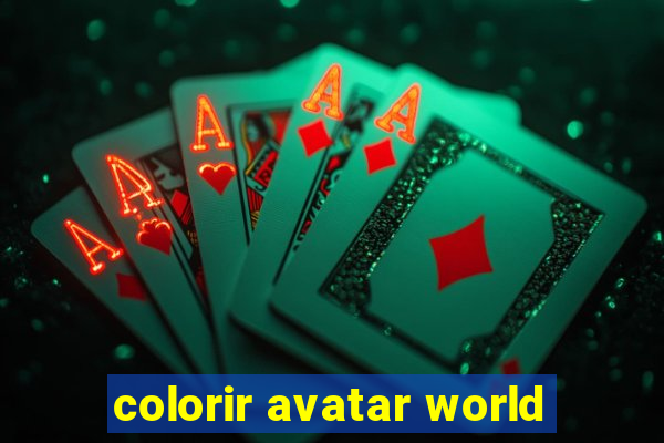 colorir avatar world